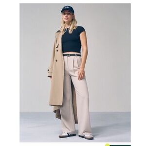 Abercrombie and Fitch Sloane Tailored Pant Light Tan 27